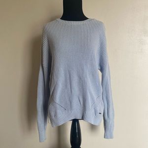 baby blue sweater